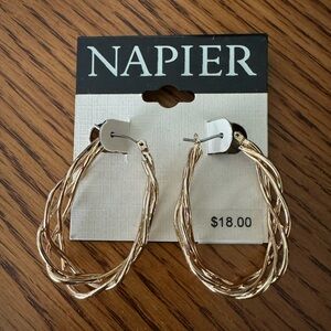 Napier Gold-tone Earrings
